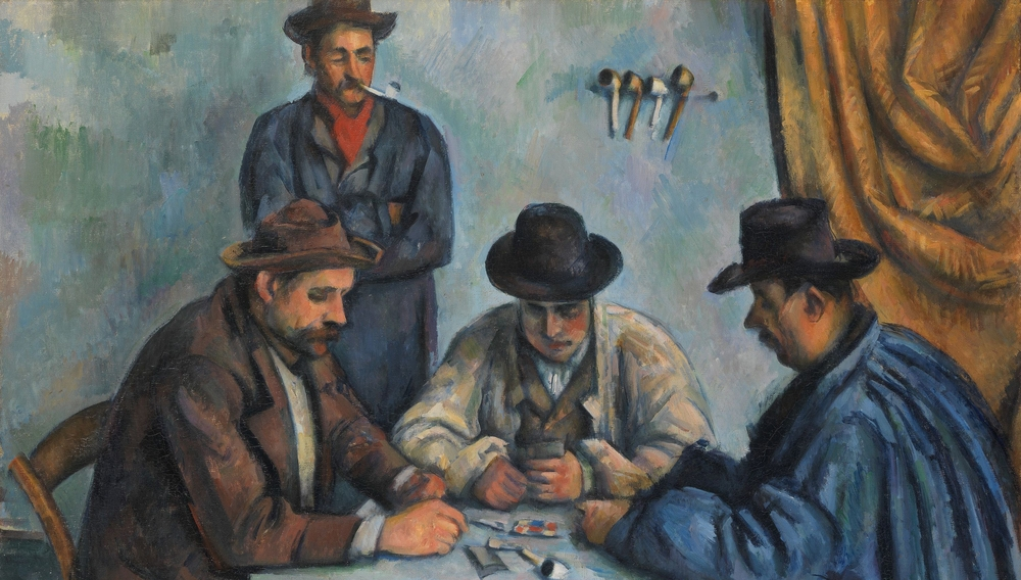 Jugadores de cartas, de Cezanne. © Shutterstock