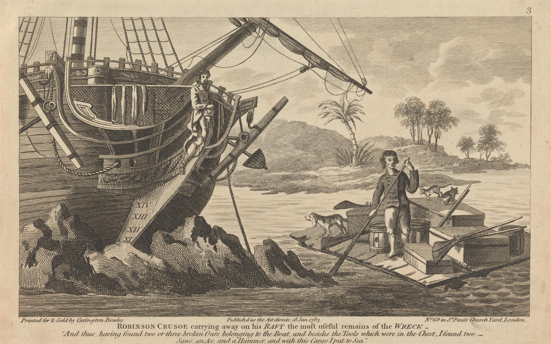 Comentario de Robinson Crusoe, de Daniel Defoe