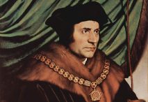 Tomás Moro retratado por Hans Holbein el Joven (1527).