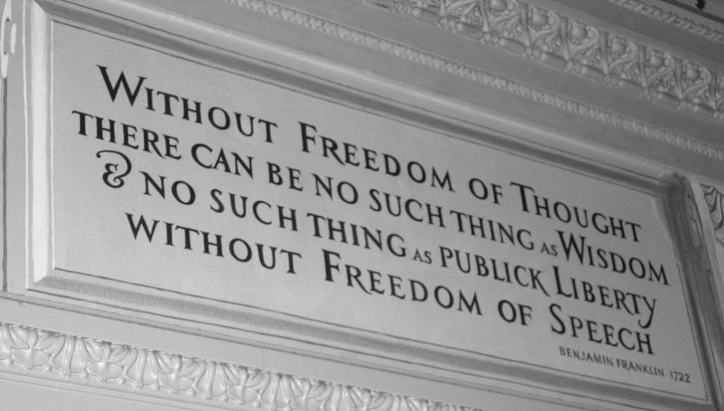 Franklin y la libertad de opinión. Foto: © WC