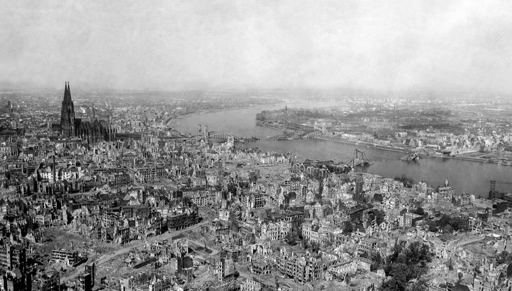 Colonia en 1945. Foto: © Wikimedia Commons