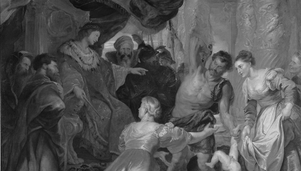 El juicio de Salomón (Rubens). Foto: © WC
