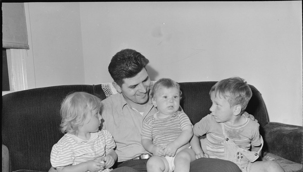 Una familia americana, años 1940