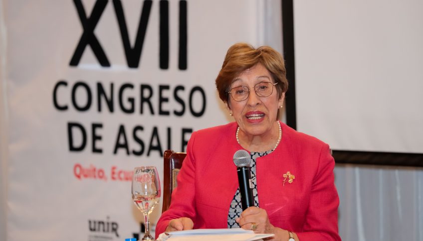 Susana Cordero, en el XVII Congreso de la Asociación de Academias de la Lengua Española (ASALE)