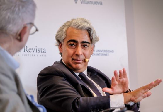 Marco Enríquez-Ominami, en el Foro Nueva Revista. Foto: Federico Marín Bellón