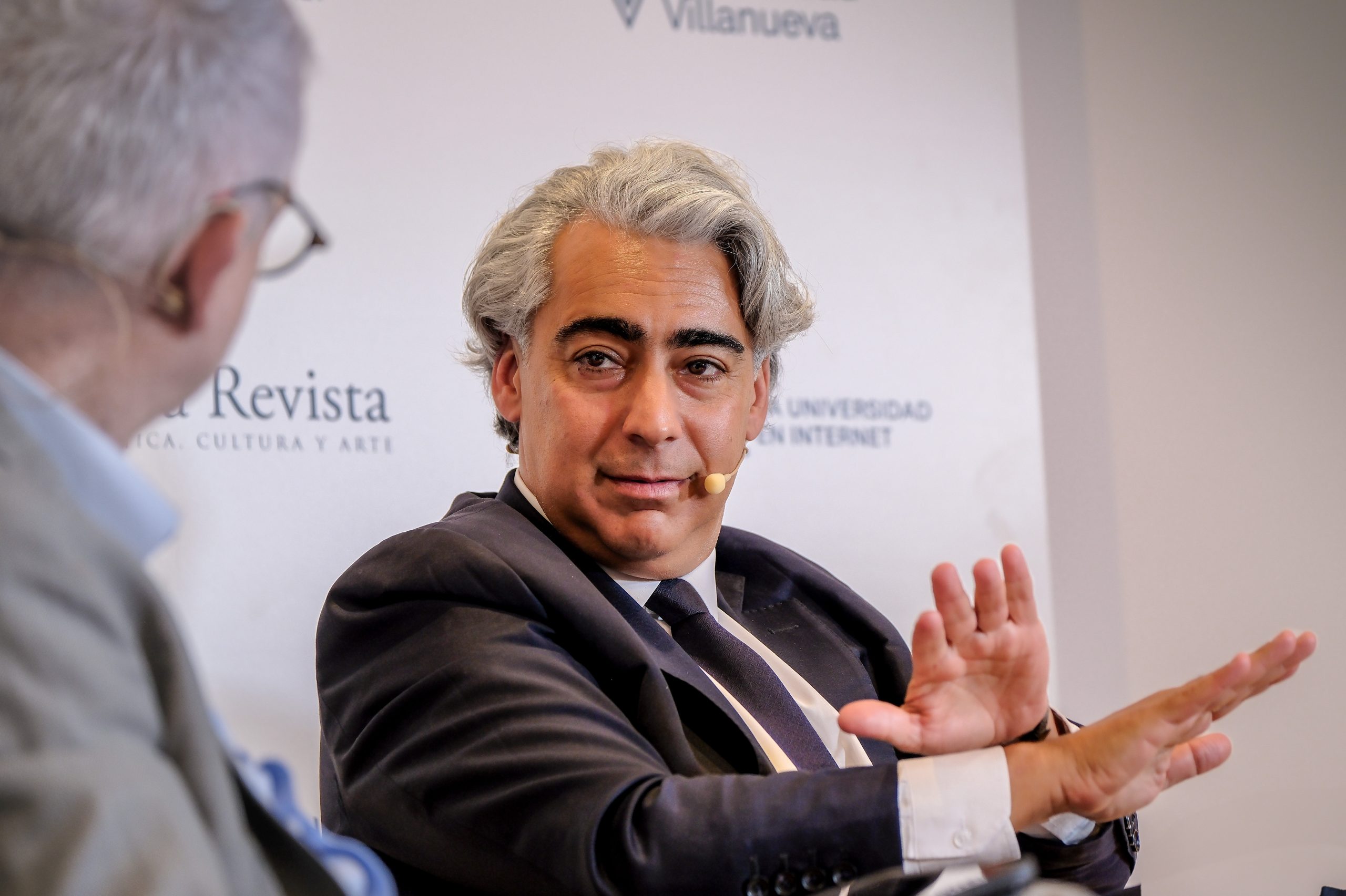 Marco Enríquez-Ominami, en el Foro Nueva Revista. Foto: Federico Marín Bellón