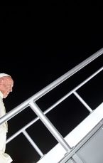 El papa Francisco en un viaje