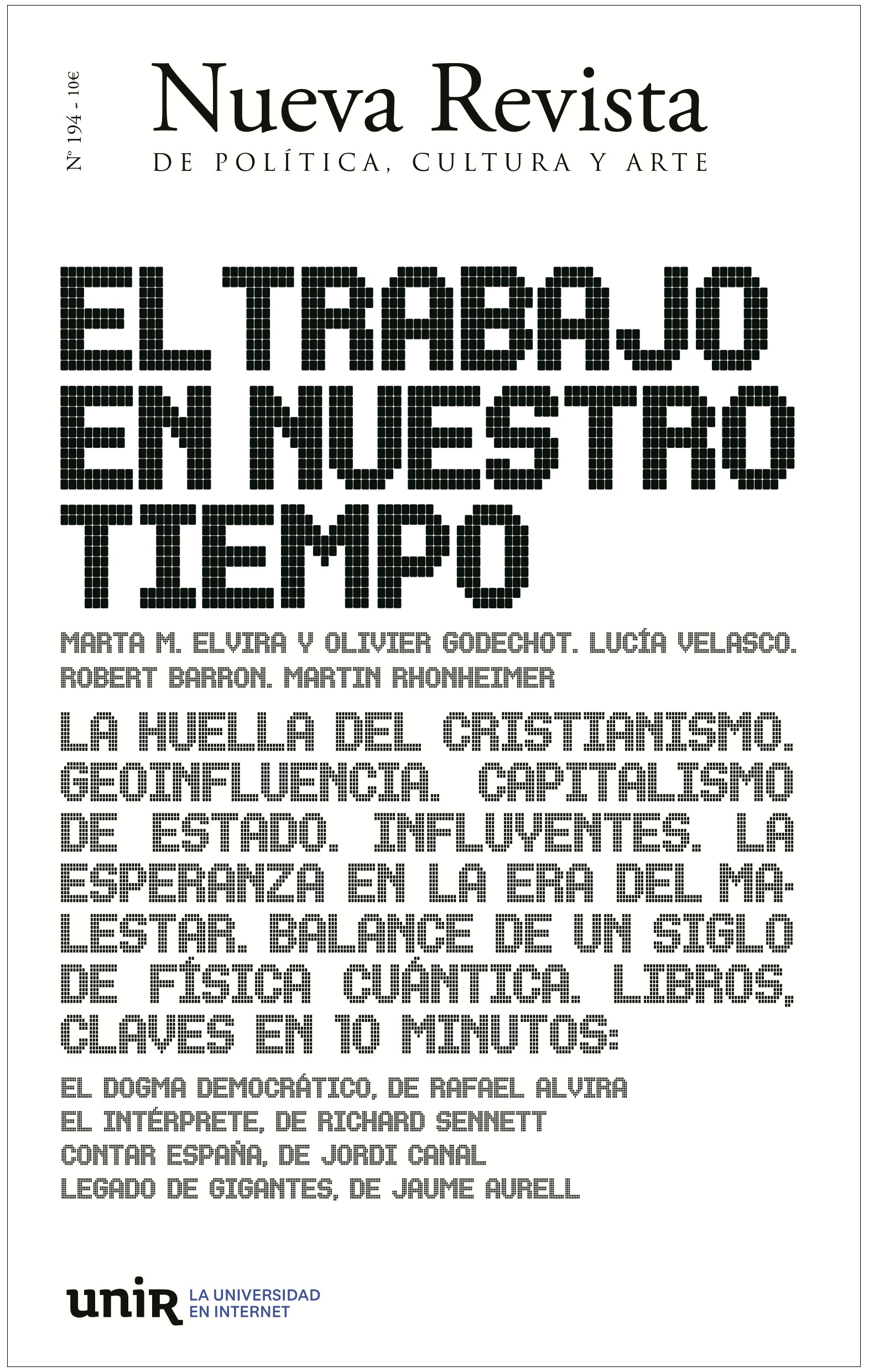 El trabajo en nuestro tiempo