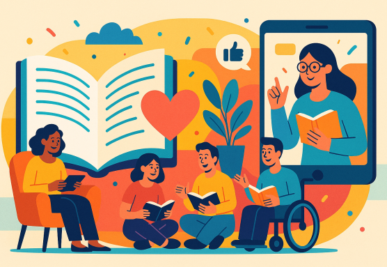 Imagen generada con ChatGPT que acompaña al artículo «La reinvención de los clubes de lectura»