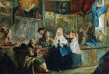 «La tienda», de Luis Paret y Alcázar ilustra el libro de Mercedes Cebrián sobre el arte de ir de compras