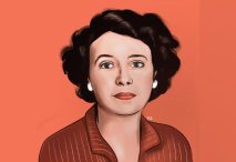 Eileen O'Shaughnessy, poeta, psicóloga británica y la primera esposa de George Orwell protagoniza el libro de Anna Funder. ILustración: Bérangère Rouchon-Borie