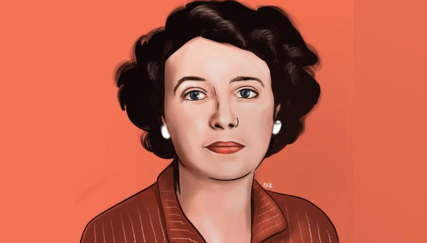 Eileen O'Shaughnessy, poeta, psicóloga británica y la primera esposa de George Orwell protagoniza el libro de Anna Funder. ILustración: Bérangère Rouchon-Borie