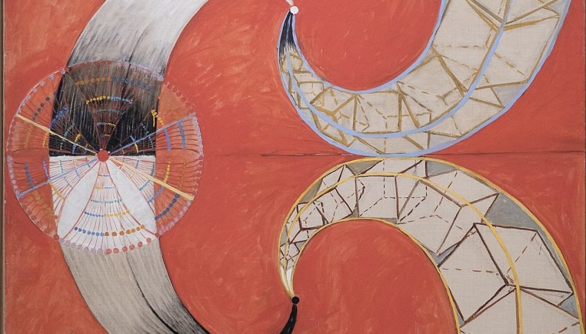 Imagen (recortada): Group IX SUW, The Swan No. 9, obra de Hilma af Klint. Licencia de Wikimedia Commons. Se puede consultar aquí.