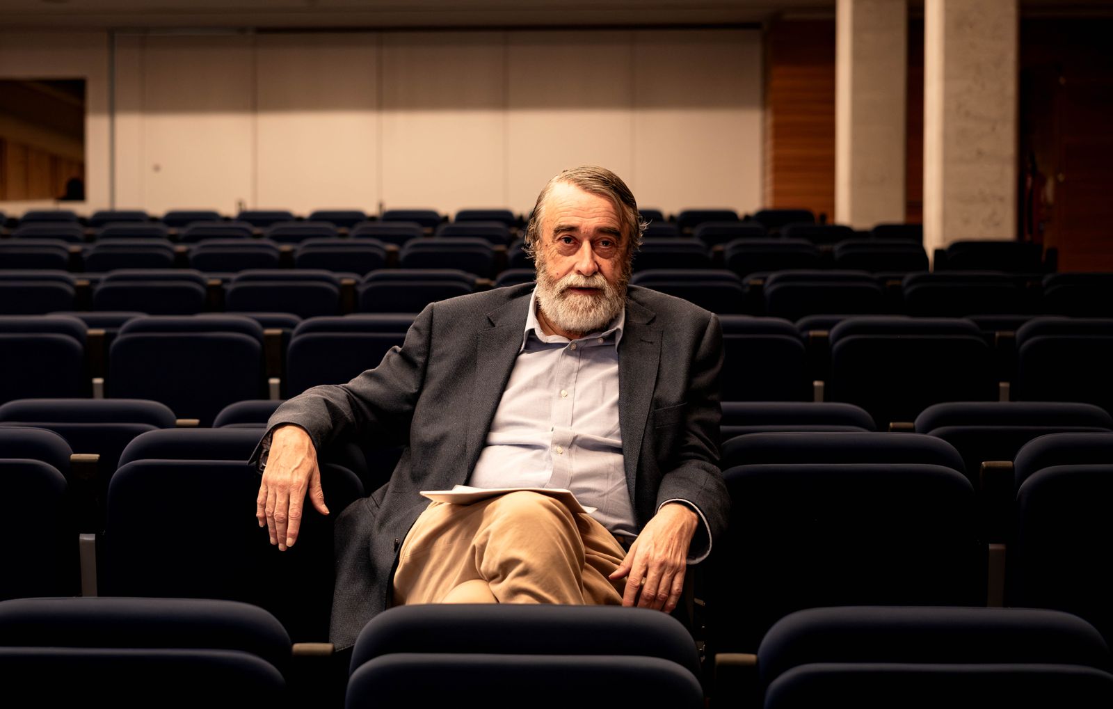Pedro García Cuartango, en la Universidad Villanueva. Foto: FMB / Nueva Revista