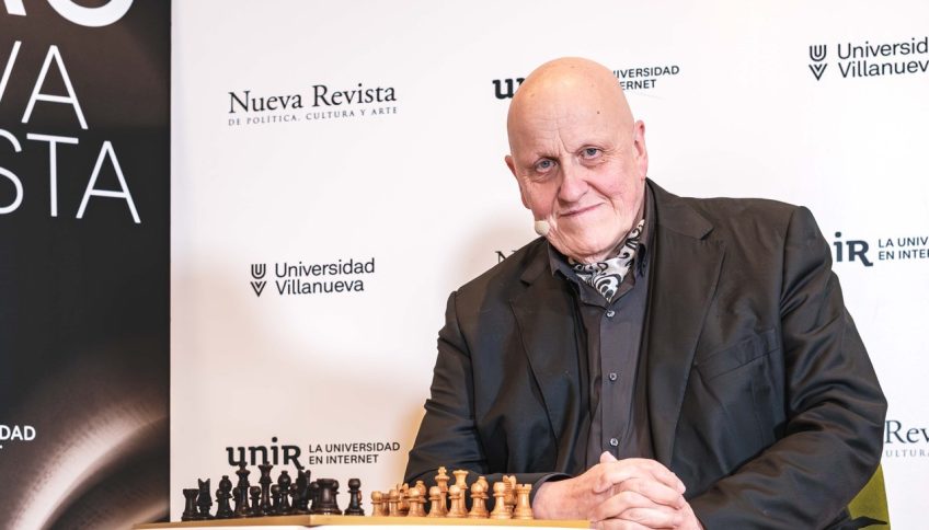 Leontxo García, protagonista del Foro Nueva Revista. Foto: Federico Marín Bellón / Nueva revista