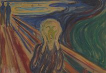 Skrik (en noruego; en inglés The Scream; en español El grito). Cuadro de Edvard Munch de 1893. Foto: © Munchmuseet. Licencia CC BY-NC-SA 4.0