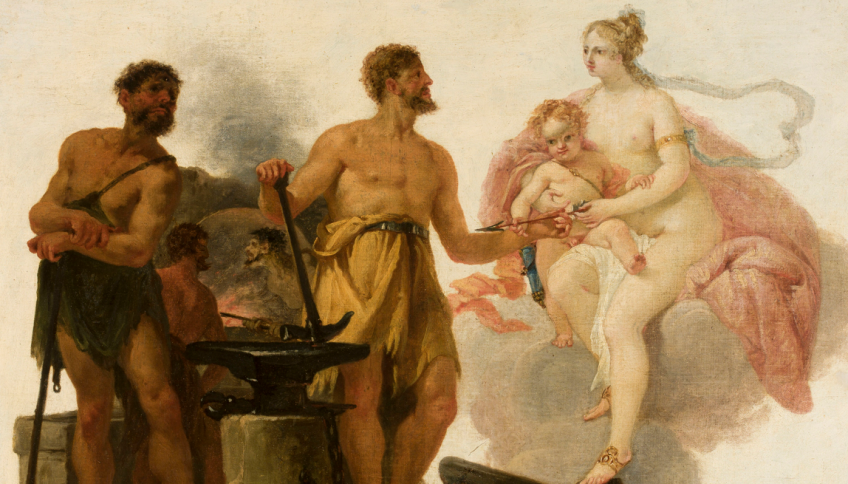 «Venus en la fragua de Vulcano», de Heinrich Füger. Museo Nacional de Varsovia. Archivo en Wikimedia Commons