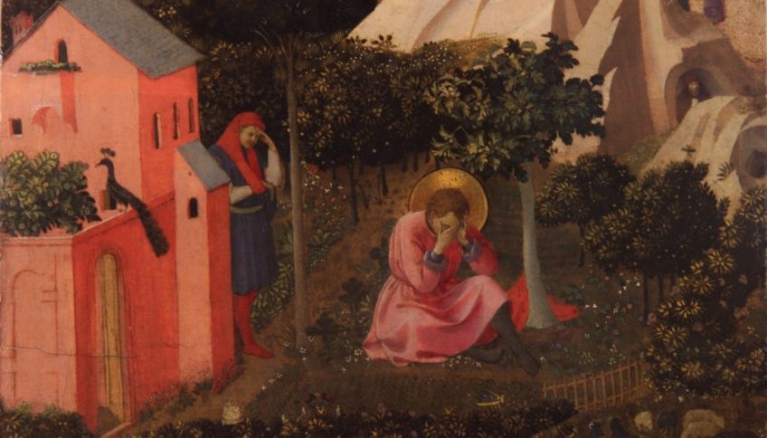 «La conversión de san Agustín», de Fra Angélico. CC Wikimedia Commons