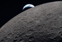 La Tierra, vista desde la cara oculta de la Luna, fotografiada desde Artemis II. © NASA