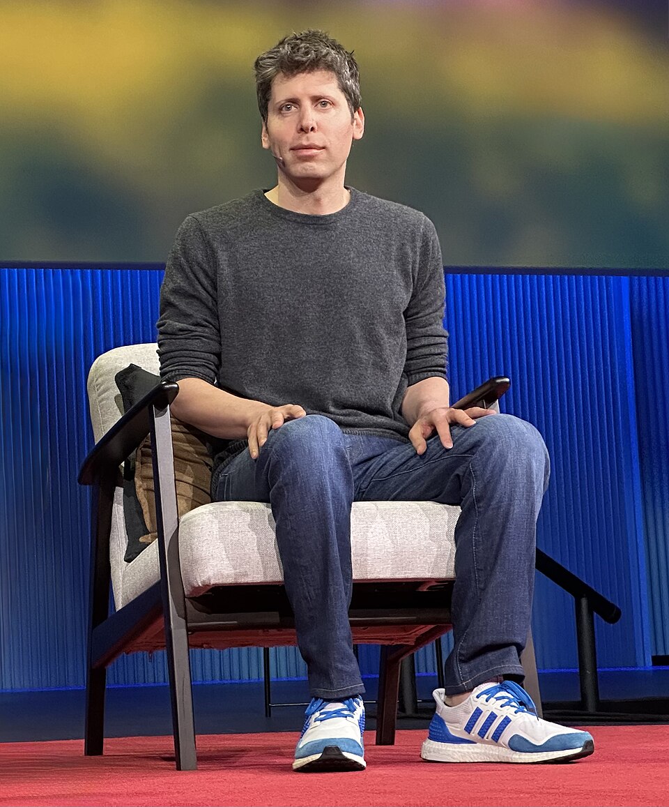 Sam Altman, CEO de OpenAI, en una charla TED. © Steve Jurvetson / Wikimedia Commons