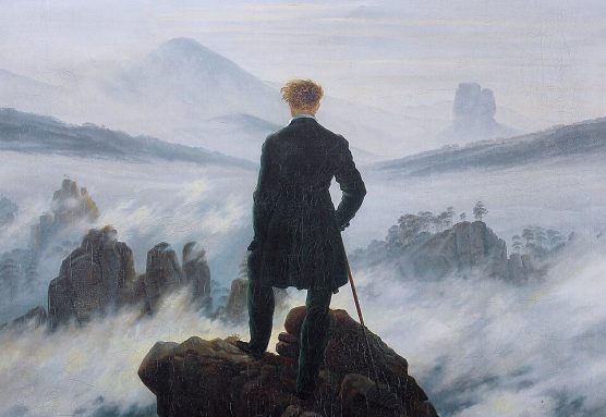 «El caminante sobre el mar de nubes» (1818), de Caspar David Friedrich. Dominio público, vía Wikimedia Commons