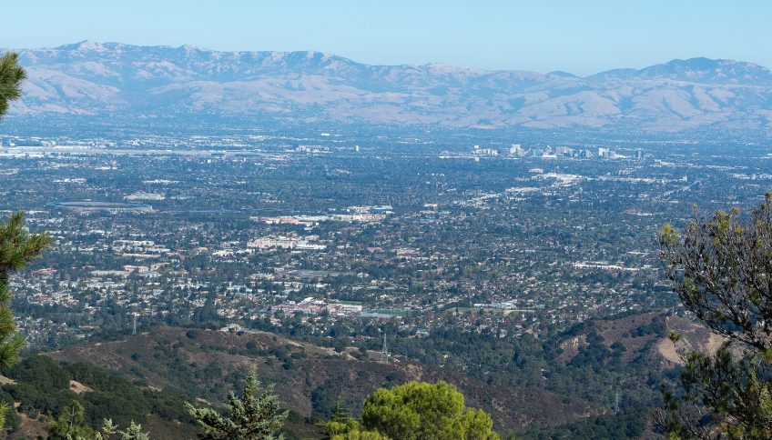 Vista panorámica de Silicon Valley