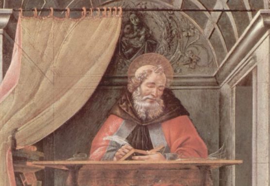 Detalle de la obra «San Agustín en su celda», de Sandro Botticelli. Archivo en Wikimedia Commons con licencia PD-Art (Yorck Project)