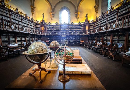 Biblioteca General Histórica de la Universidad de Salamanca, fundada por Alfonso X en 1254. Escolástica. Foto: FMB