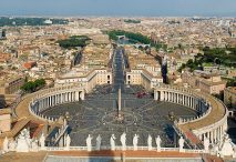 Plaza de san Pedro en Ciudad del Vaticano