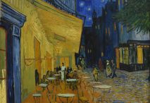 «Terraza de café por la noche» de Vincent van Gogh