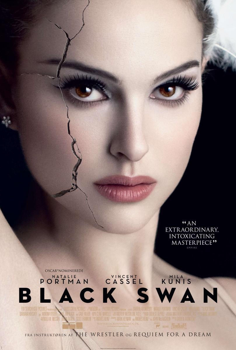 Cartel de la película «Cisne negro». Darren Aronofsky, 2010.