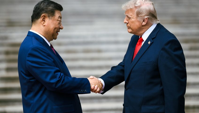 Xi Jinping y Donald Trump, en mayo de este año, en Pekín. Foto: The White House, dominio público vía Wikimedia Commons